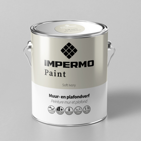 Paint | 18x20 cm | Wall & Ceiling - Impermo Paint - Soft Ivory