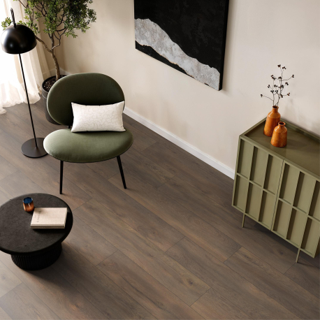 Laminaat met click systeem | 24.2x138 cm | vtwonen Mill Brown Oak