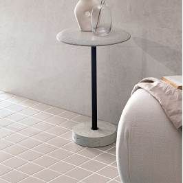 Mosaïque sur filet | 29x29 cm | Mono Off White