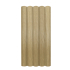 Decorative wall panels | 60x240 cm | Panel Round Wooden Slats - Natural - Flex - Untreated 