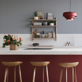 Ceramic wall tile | 5x15 cm | Fango Blanc Gloss