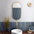 Keramische wandtegel | 5x25 cm | Lanse Navy Keramische wandtegel | 5x25 cm | Lanse Navy