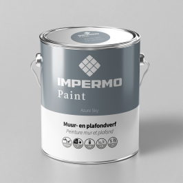 Verf | 18x20 cm | Muur & Plafond - Impermo Paint - Azure Sky Verf | 18x20 cm | Muur & Plafond - Impermo Paint - Azure Sky