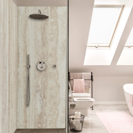 PVC wall panel | 90x260 cm | Dumawall Travertin XL