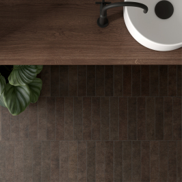 Ceramic floor and wall tile | 6x30 cm | Stage Brown Ceramic floor and wall tile | 6x30 cm | Stage Brown