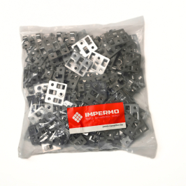 Accessoires | 3.4x4 cm | Clips de fixation composite – 125 pièces