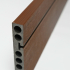 Lame de terrasse | 20x220 cm | Bordure composite Dark Brown 