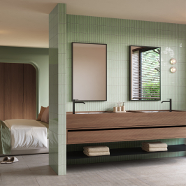 Carreaux muraux en céramique | 32x62.5 cm | Kitkat Deco Lingot Mint