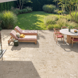 Carrelage extérieur en céramique | 60x60 cm | Origo Beige