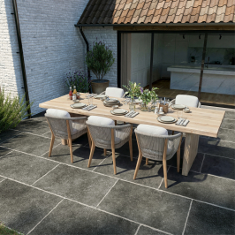 Ceramic terrace Tile | 90x60 cm | Tilestone Heritage Bluestone