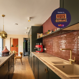 Keramische wandtegel | 4.8x45 cm | Colors Red