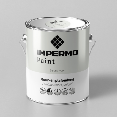 Verf | 18x20 cm | Muur & Plafond - Impermo Paint - Serene Ivory