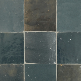 Zellige Marocain | 10x10 cm | Zellige Petrol Blue
