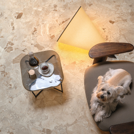 Keramische vloer- en wandtegel | 120x120 cm | Marmo Breccia Almond