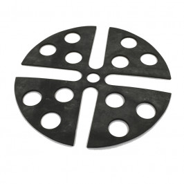 Toebehoren | Buzon Vulstuk 2mm In Rubber Voor Tegeldragers Vulplaat, tegeldrager, zwart