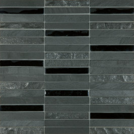 Mosaic on sheet | 30.5x30.5 cm | Tilestone Sunderland Black Mosaic on sheet | 30.5x30.5 cm | Tilestone Sunderland Black