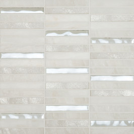 Mosaic on sheet | 30.5x30.5 cm | Tilestone Sunderland White Mosaic on sheet | 30.5x30.5 cm | Tilestone Sunderland White