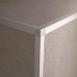 Profiel | 1x270 cm | Eindkap Alu Geanodiseerd Zilver, Vierkant 