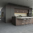 Ceramic floor and wall tile | 99x99 cm | Arkos Anthracite