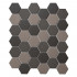 Mosaic | 28.1x32.5 cm | Mosaic Dark Mix Hexagon