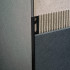 Profil | 1x270 cm | Profil en L Alu Revêtement en poudre Noir Mat Gauffré 