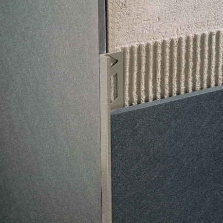 Profile | 1.25x270 cm | L-Profile Alu Powder Coated Dove Relief