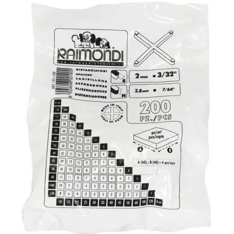 Accessories | Spacers 2mm (200pcs/bag)