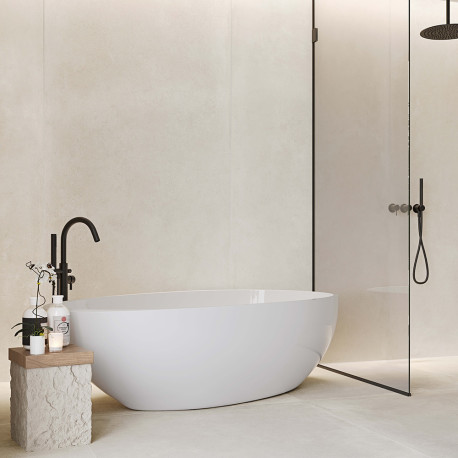Ceramic wall tile | 120x260 cm | Hudson Perla Mat