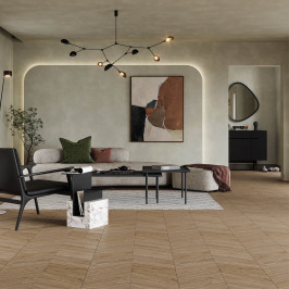Keramische parkettegel | 60x120 cm | Madeira Oak Chevron Keramische parkettegel | 60x120 cm | Madeira Oak Chevron