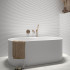 Keramische wandtegel | 5x20 cm | Mundano Ice Round Decor Matt Keramische wandtegel | 5x20 cm | Mundano Ice Round Decor Matt