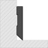 Paint skirting boards | 6.8x290 cm | Cedar skirting White 