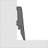 Laminaat plint | 5.8x260 cm | Q-Click Montana Saphire 