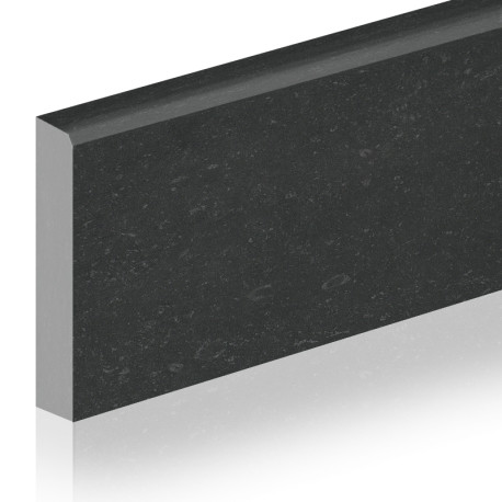 Plinthes en céramique | 8x61.5 cm | Blue Stone Nero