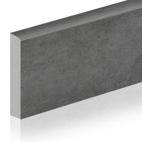 Keramische plint | 8x100 cm | Beton Anthracite