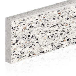 Keramische plint | 7x60 cm | Terrazzo Rain Keramische plint | 7x60 cm | Terrazzo Rain