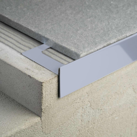 Profile | 10x270 cm | Terrace border profile Pastel Grey