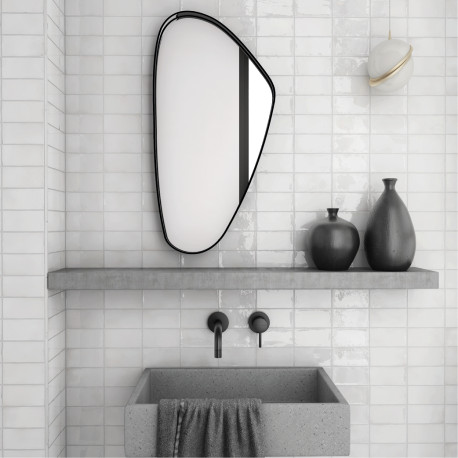 Carreaux muraux en céramique | 7.5x15 cm | Manacor White