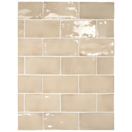 Ceramic wall tile | 7.5x15 cm | Manacor Beige Argile Ceramic wall tile | 7.5x15 cm | Manacor Beige Argile