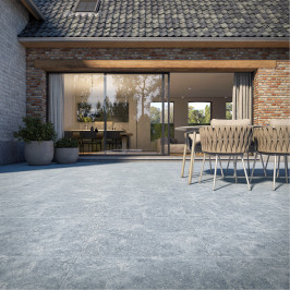 Keramische terrastegel | 60x60 cm | Tilestone Essentials Blue Stone Grey