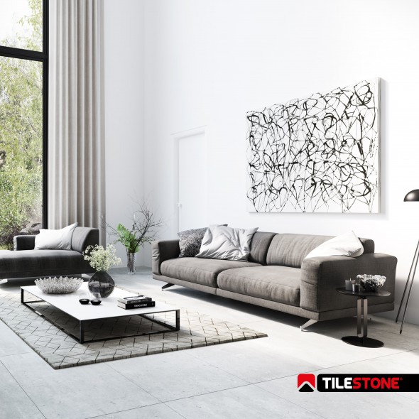 keramische vloertegel, vloertegels, betonlook, grijs, tilestone, impermo